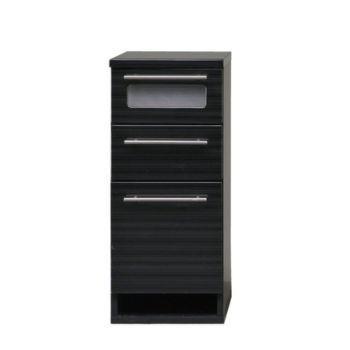 シャトー チェスト 35cm 3段 BK