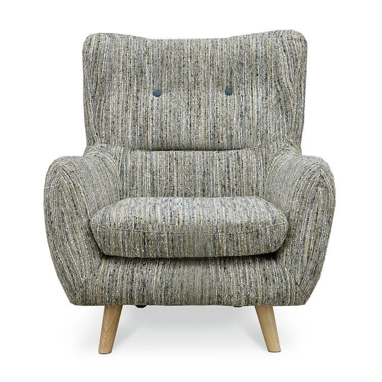 パオラ 1P ソファ ホワイトスモーク