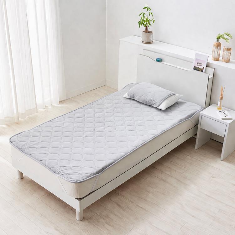 もちひや　冷感敷パッド　SD　GY