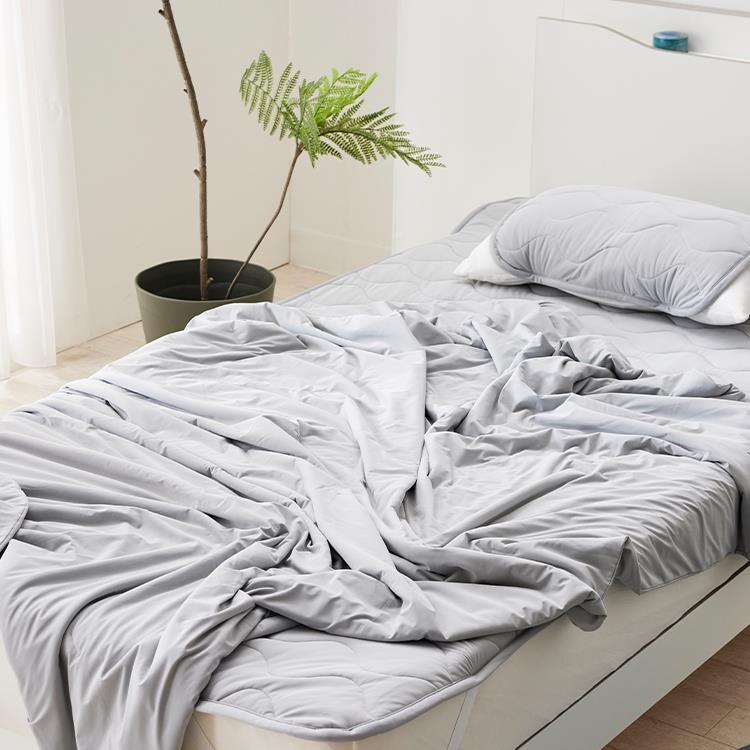 もちひや　冷感肌掛け布団　140×200　GY