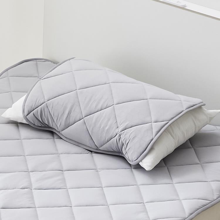 さらひや　冷感枕パッド　45×50　GY