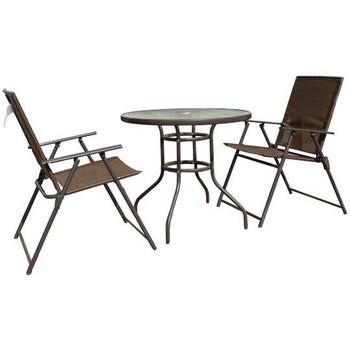 ガーデンテーブル・チェア 3点セット BR