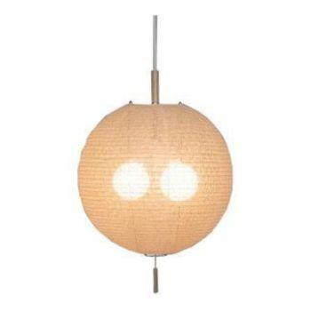 麻葉白 2灯ペンダント