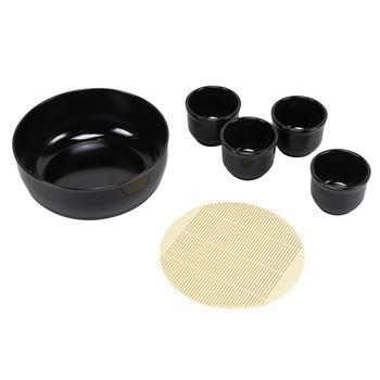 風味処 そうめん鉢・猪口4個セット HB-5804