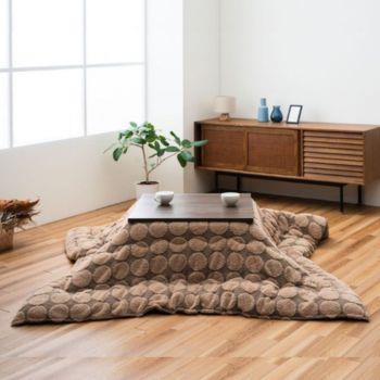 マシェロ こたつ薄掛け布団 190×190 BR