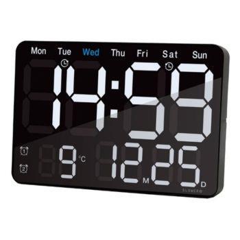SLW368 ビエント LEDクロック WH/BK