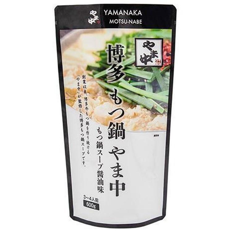 やま中　もつ鍋スープ　醤油味　６００ｇ