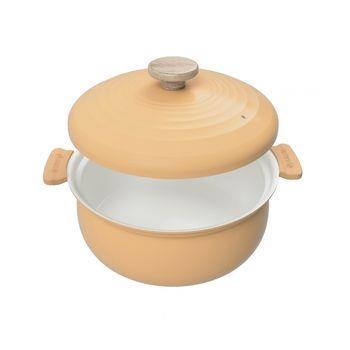 軽いセラミック IH卓上鍋 OR 24cm RB-3655