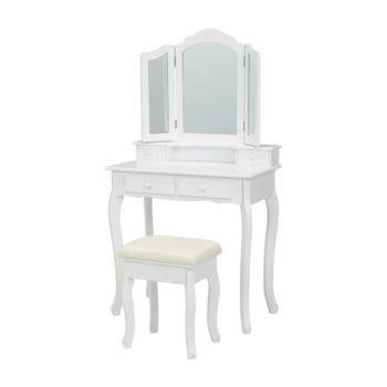 MD-6568WH 三面鏡ドレッサー